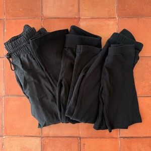 Sz 4/5 Girls Joggers / Leggings / Shorts Lot x4 Cat & Jack / Old Navy GUC